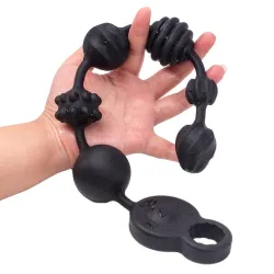 AnalMasterBalls Boules anales vibrantes Beads Vibes M 36 x 4.5cm
